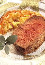 Roast beef and Yorkshire pudding